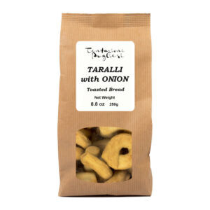 Taralli Onion – 8.8 Oz. – Tentazioni Pugliesi
