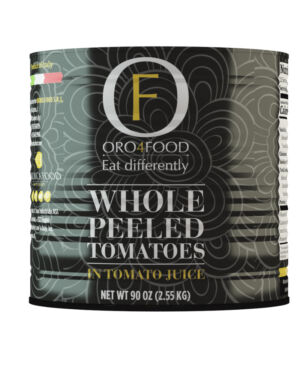 Peeled Tomatoes Sauce – Net Wt 90 Oz (2.55 Kg) – Orobica Food