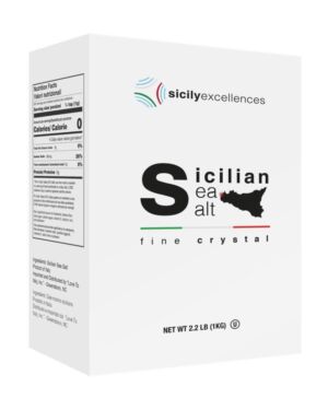 Sicilian Sea Salt – Fine Crystal – 2.2 LB – Only Sicilian Food