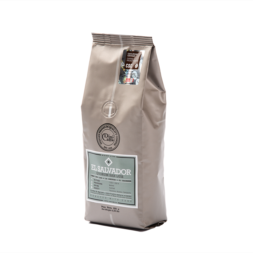 El Salvador – Italian Coffee Beans 0.55 lb (250 gr) – DiniCaffè Since 1939