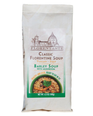 Barley Soup With Mushrooms Mix of grains, mushrooms, vegetables, erbs and flavorings 6.3 oz (180 gr) – Florenpepe Srl