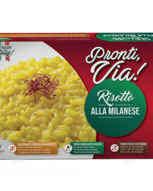 Risotto MILANESE as good as in milan  – Ready to Eat 10.58 Oz (300gr) – Pronti Via Srl