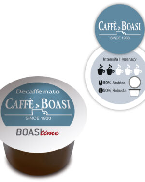 Decaffeinated – 50% Arabica 50% Robusta – Capsules compatible with Lavazza® Blue® 100 pz – Caffè Boasi